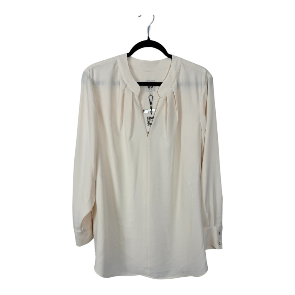 Anne Klein Cream Women's Blouse